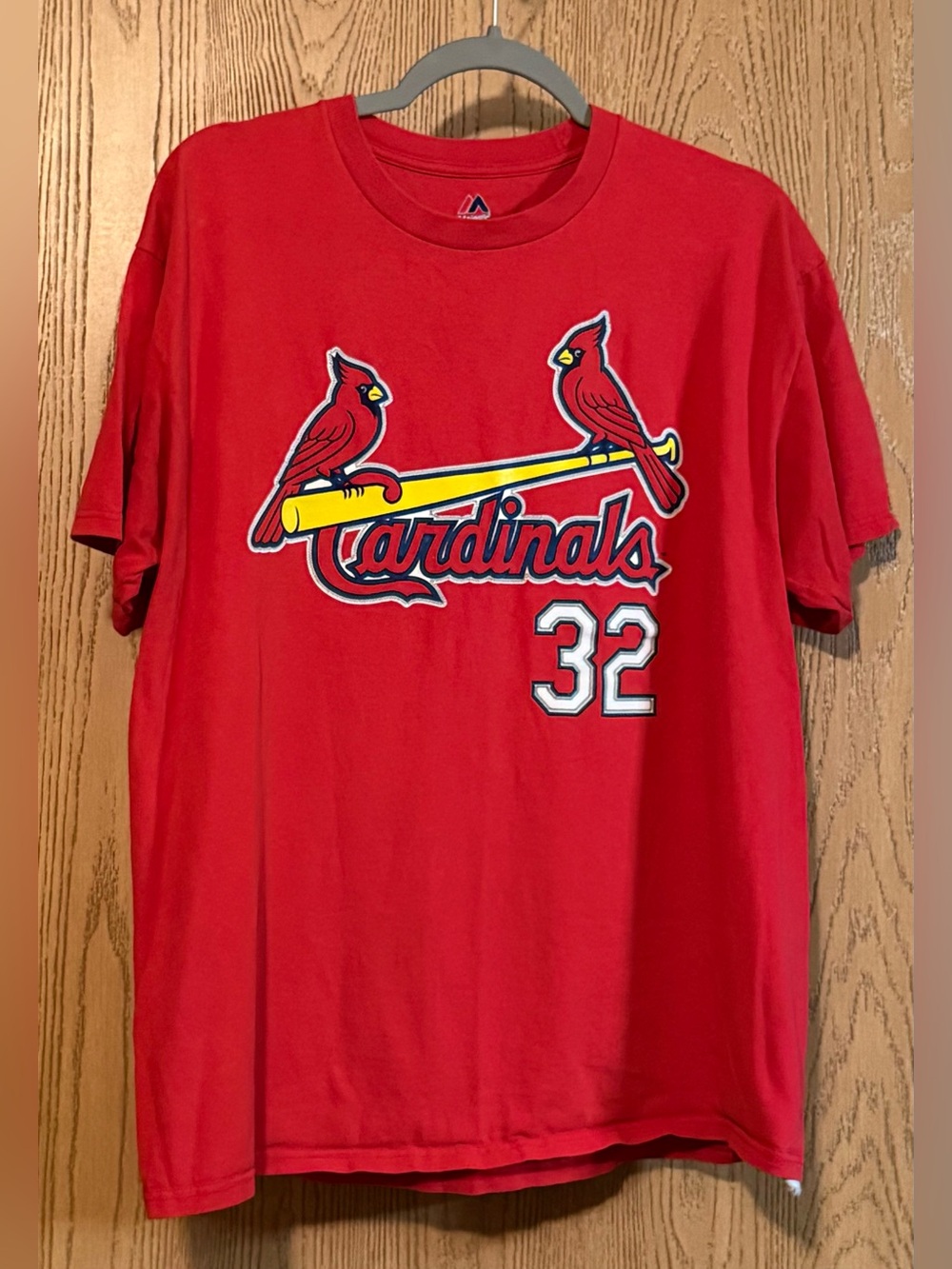 Majestic Red St. Louis Cardinals Logo Tee
